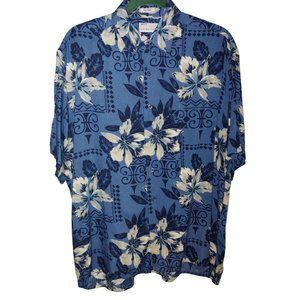 Men's Natural Issue Brand "Silky Touch" Hawaiian/Tropical Shirt Size Medium